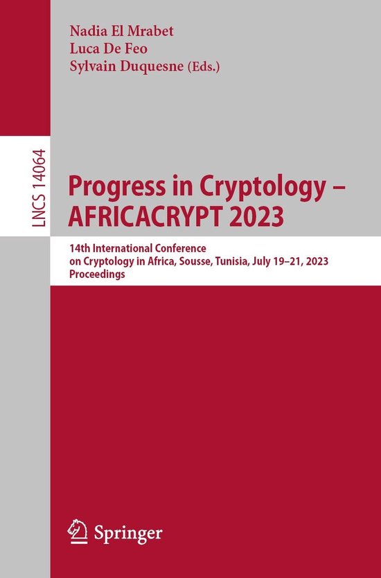 Springer Nature Proceedings Computer Science - Progress in C ... - cover