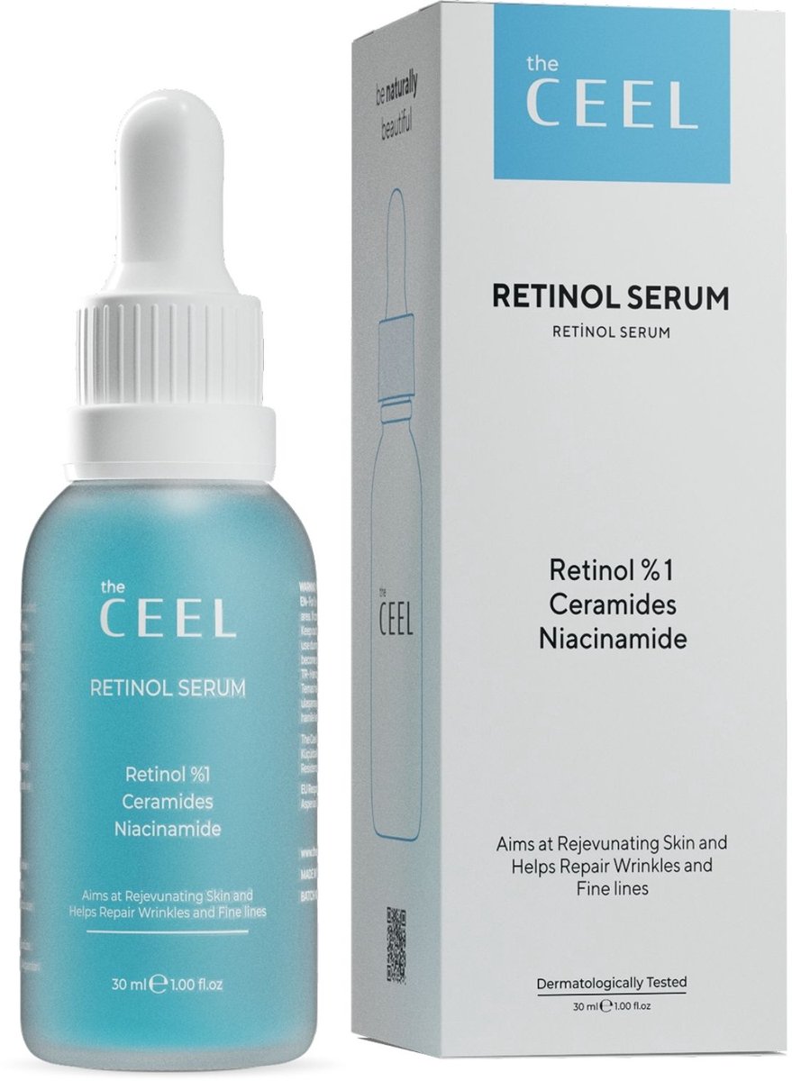 The Ceel Retinol serum anti-rimpel en anti-aging - Anti aging serum tegen rimpels en fijne lijntjes - Serum tegen huidveroudering 30 ml