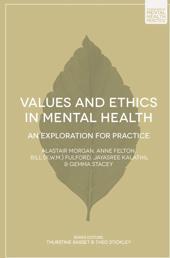 Foundations of Mental Health Practice - Values and Ethics in ... - cover