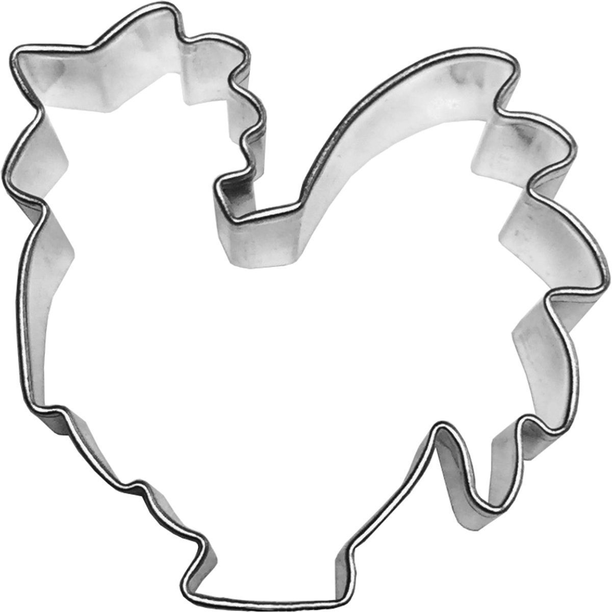 Paas Koekjesvorm Haan - 4 cm - Metaal