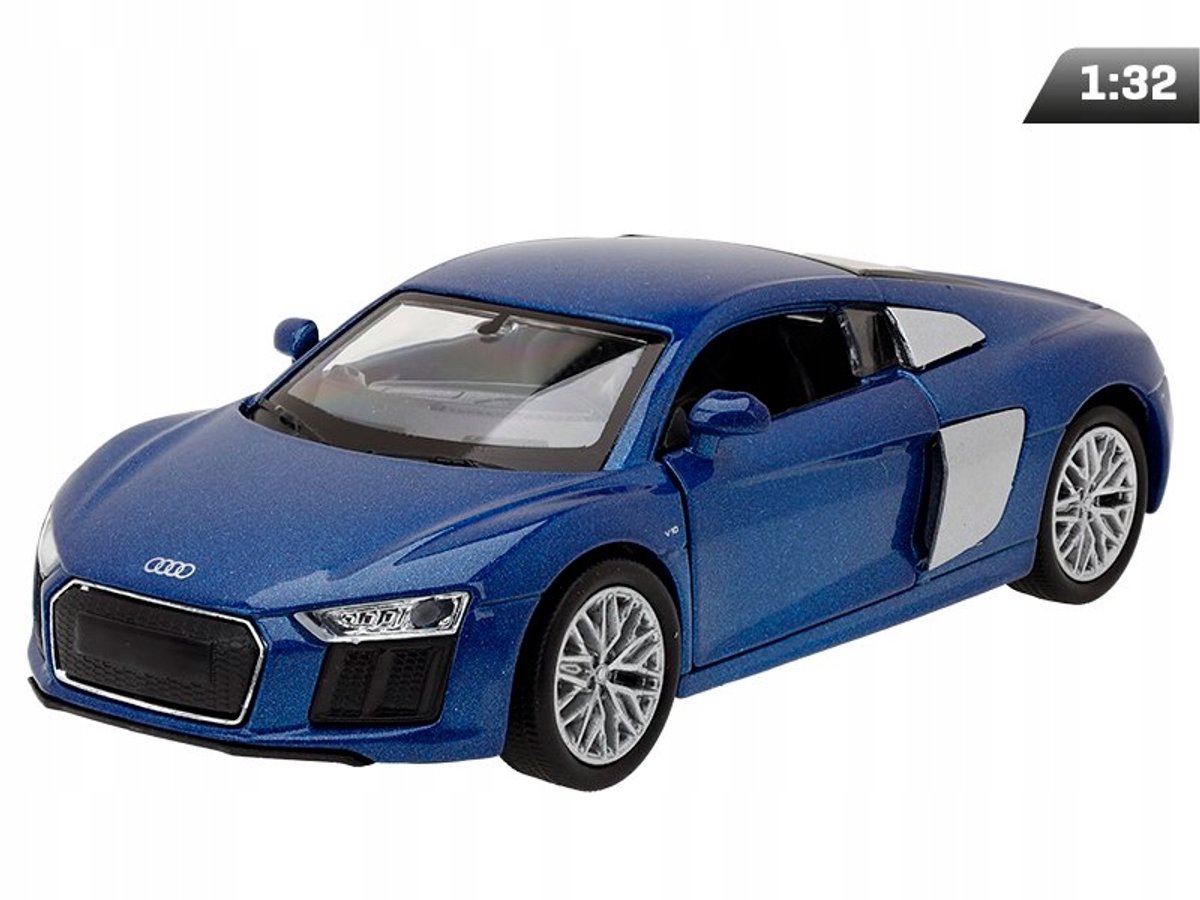 Audi R8 Coupe V10 2016 Modelauto Blauw - Schaal 1:32