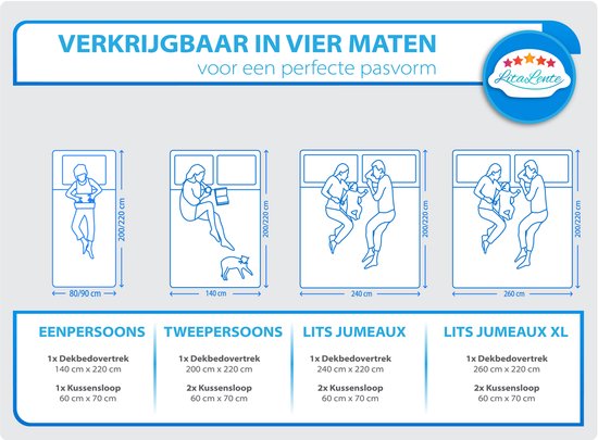 Housse de couette gaufrée – LitaLente Taupe – 100 % Katoen – Luxe et respirante – Comprend 2 Taies d'oreiller 60 x 70 cm – Qualité hôtelière – Infroissable et résistante – Convient aux Dekbed de 200 x 220 cm