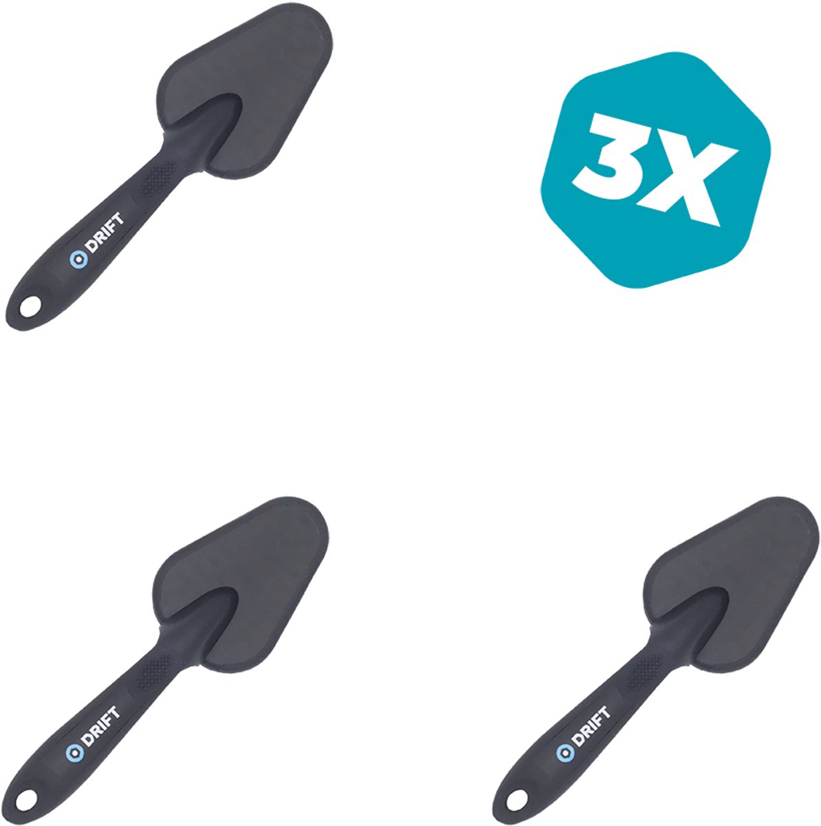 3 × Detailing borstel - Detail Brush - Precisieborstel - Voor moeilijk bereikbare plekjes