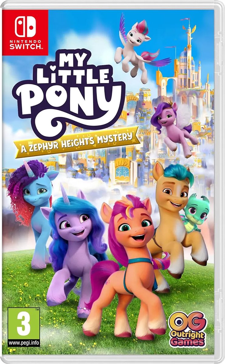 Nintendo Games Switch My Little Pony A Zephyr Heights Mystery Transparant PAL