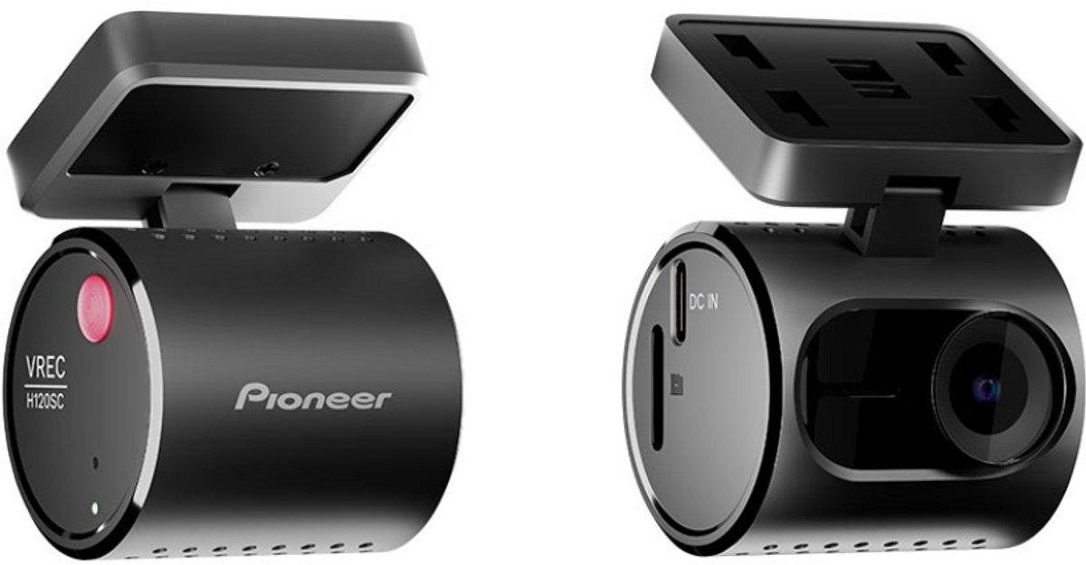 Pioneer VREC-H120SC - Dashcam - 1.5K - 120° kijkhoek - Wi-Fi - Front camera - Ultra compact