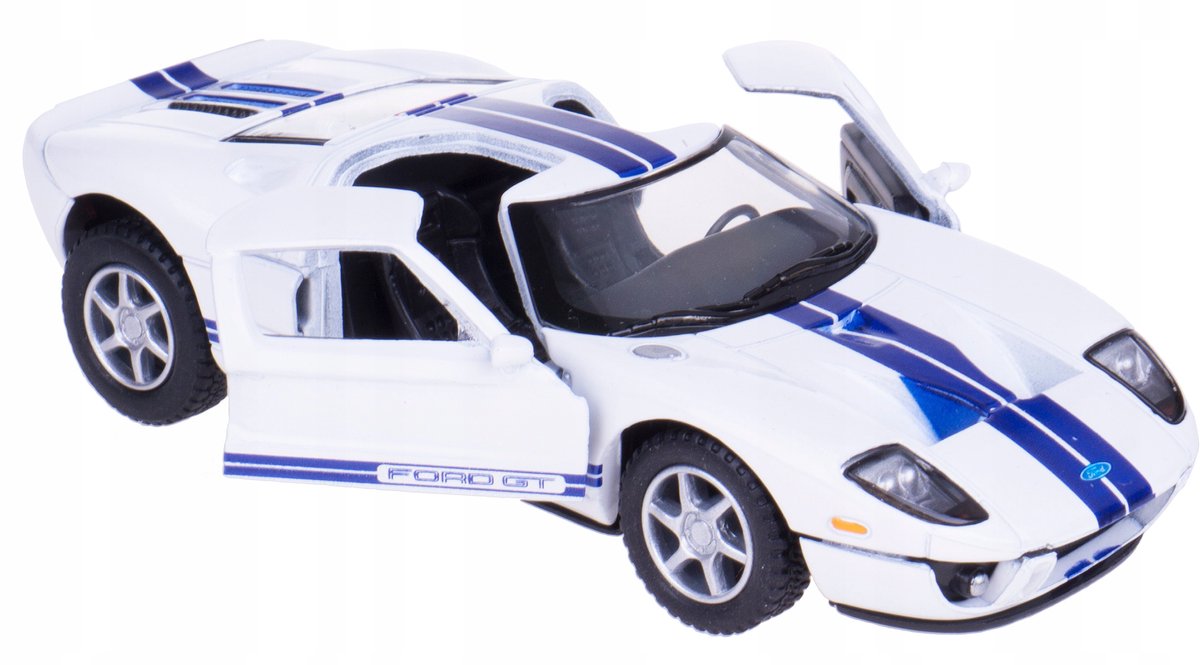 Kinsmart 2006 Ford GT 40 Modelauto Metaal 1:36 Wit