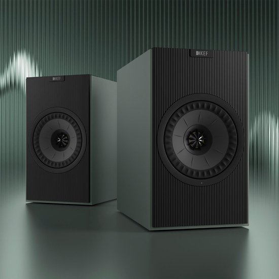 Kef Coda W Actieve HiFi-Luidspreker - Moss Green (Paar) — afbeelding 3