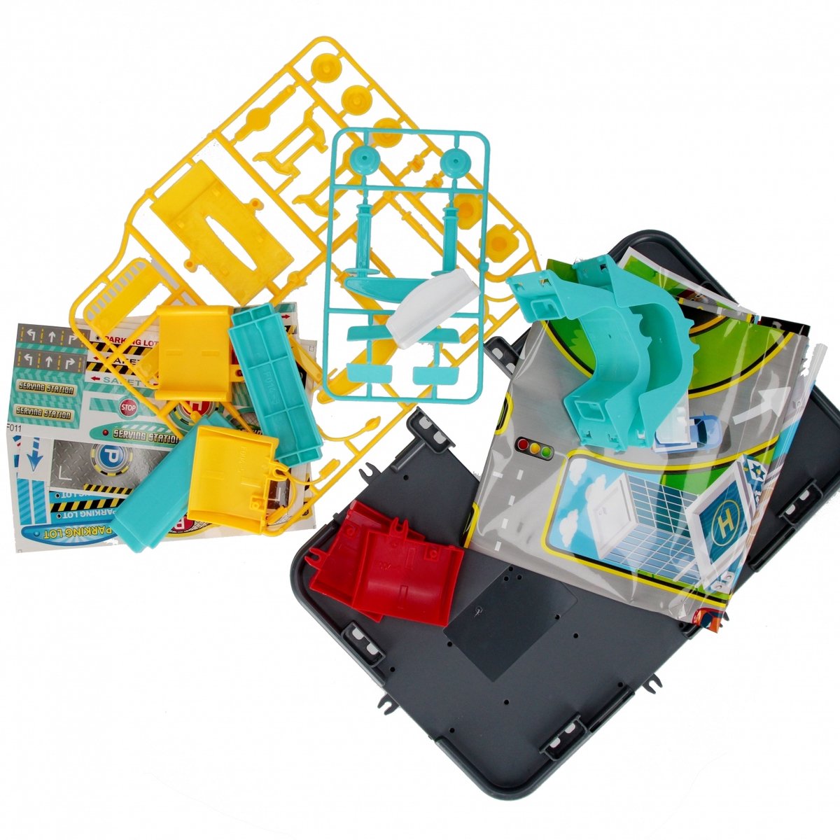 Parkeergarage Speelgoed Stad 37x26x7cm Mega Creative