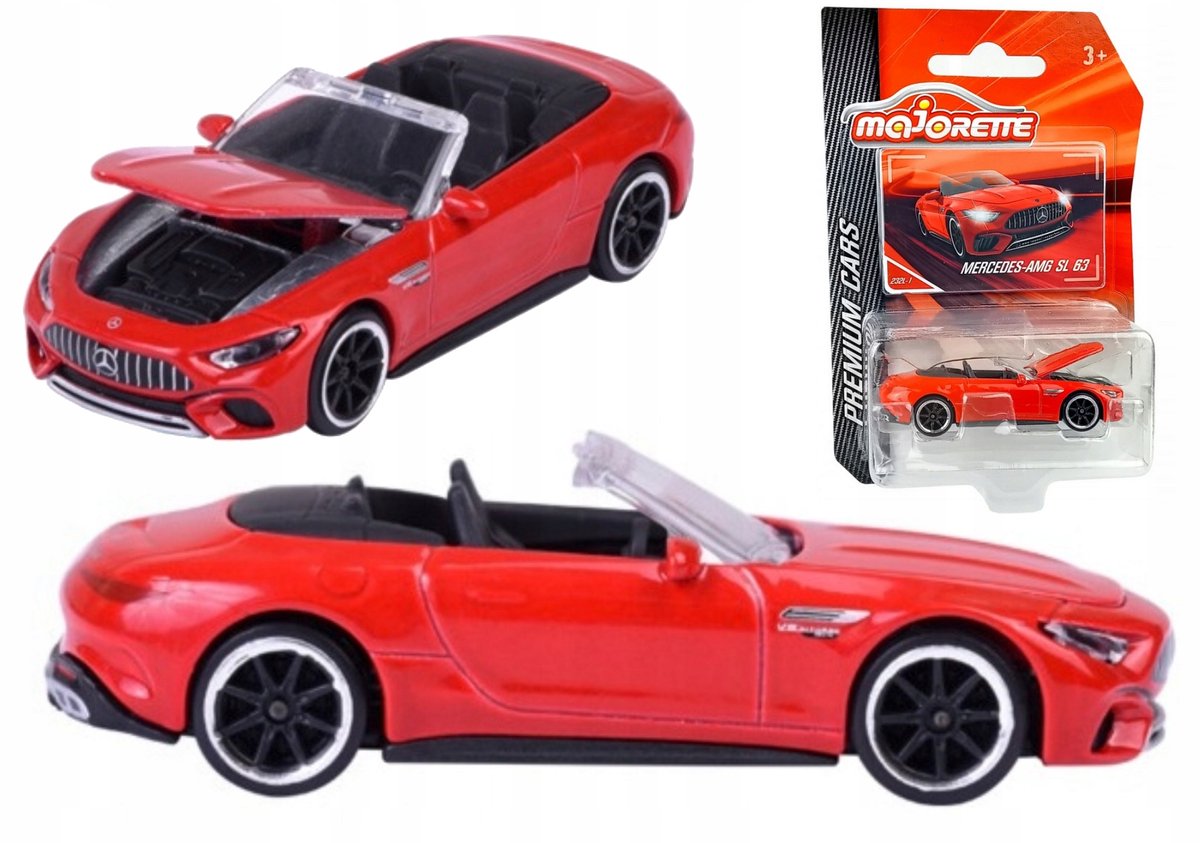 Majorette Mercedes-AMG SL 63 Model Auto - Rood