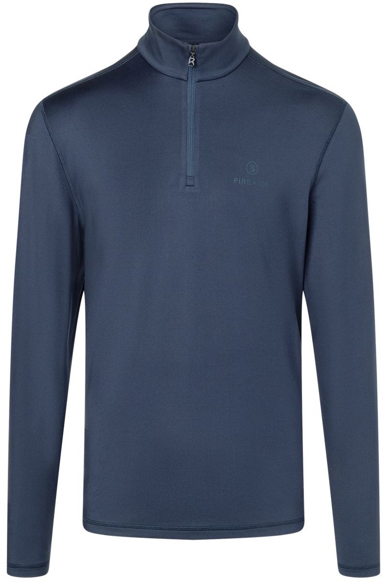 BOGNER - pascal - Skipully met rits heren - Blauw