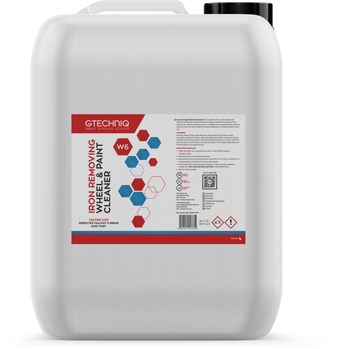 GTECHNIQ - Iron And Fallout Remover - 20L