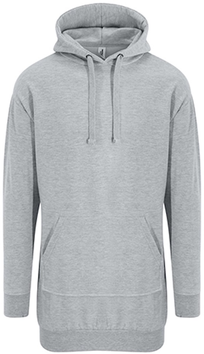 Just Hoods Hoodie Dress JH015 Heather Grijs