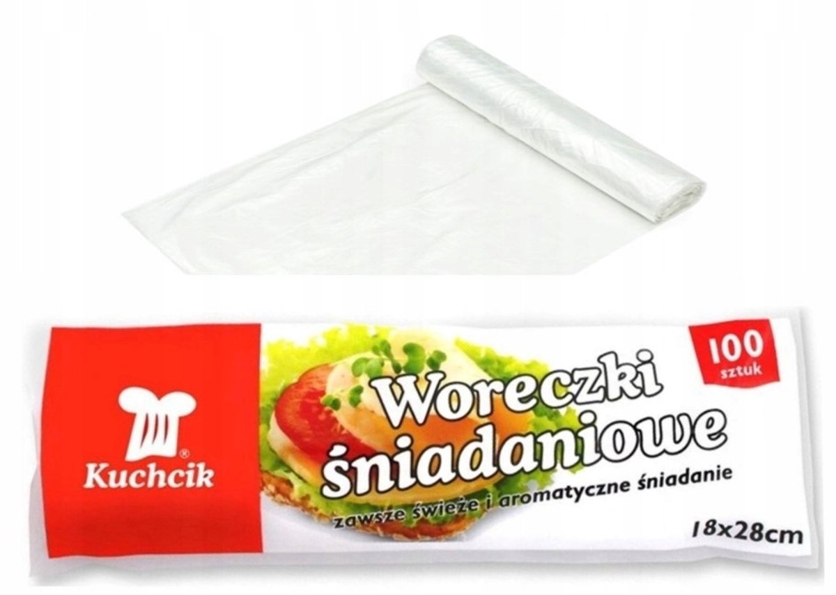 Kuchcik Ontbijtzakjes Voedselverpakking 18x28cm 100 Stuks