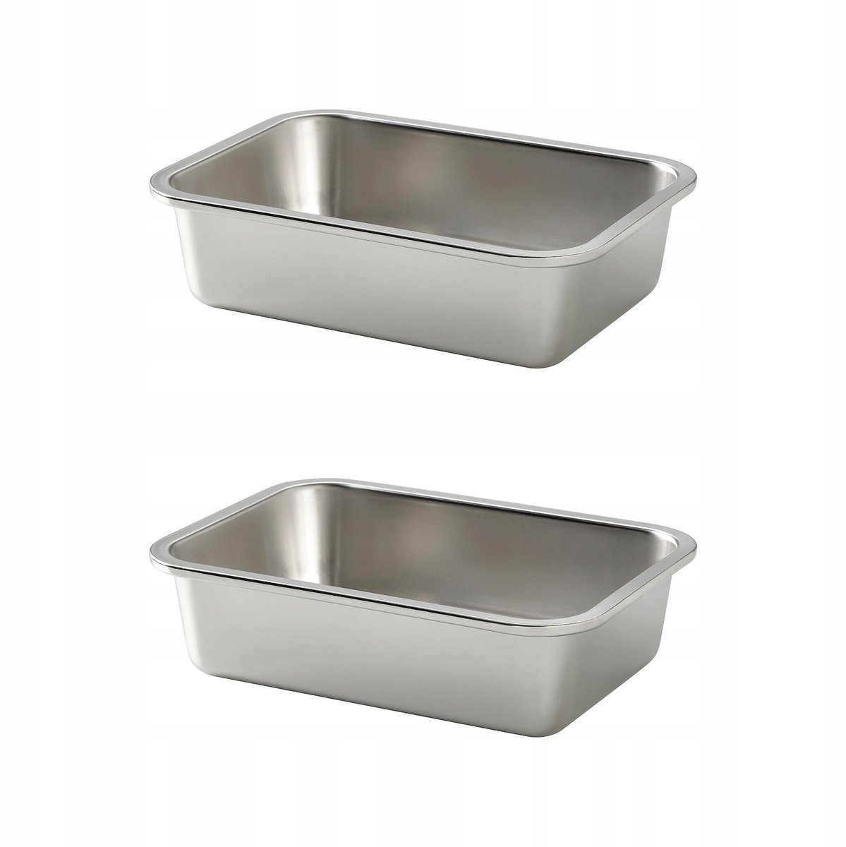 2x IKEA 365+ Voedselcontainer RVS 1,0L - Nieuw