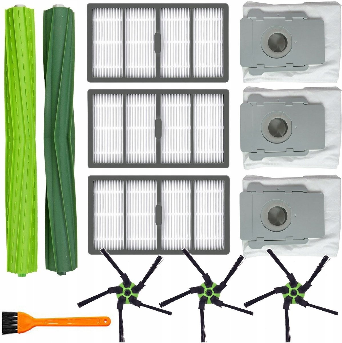 Accessoireset voor iRobot Roomba S9/S9+: Rollen, Borstels, Filters, Zakken