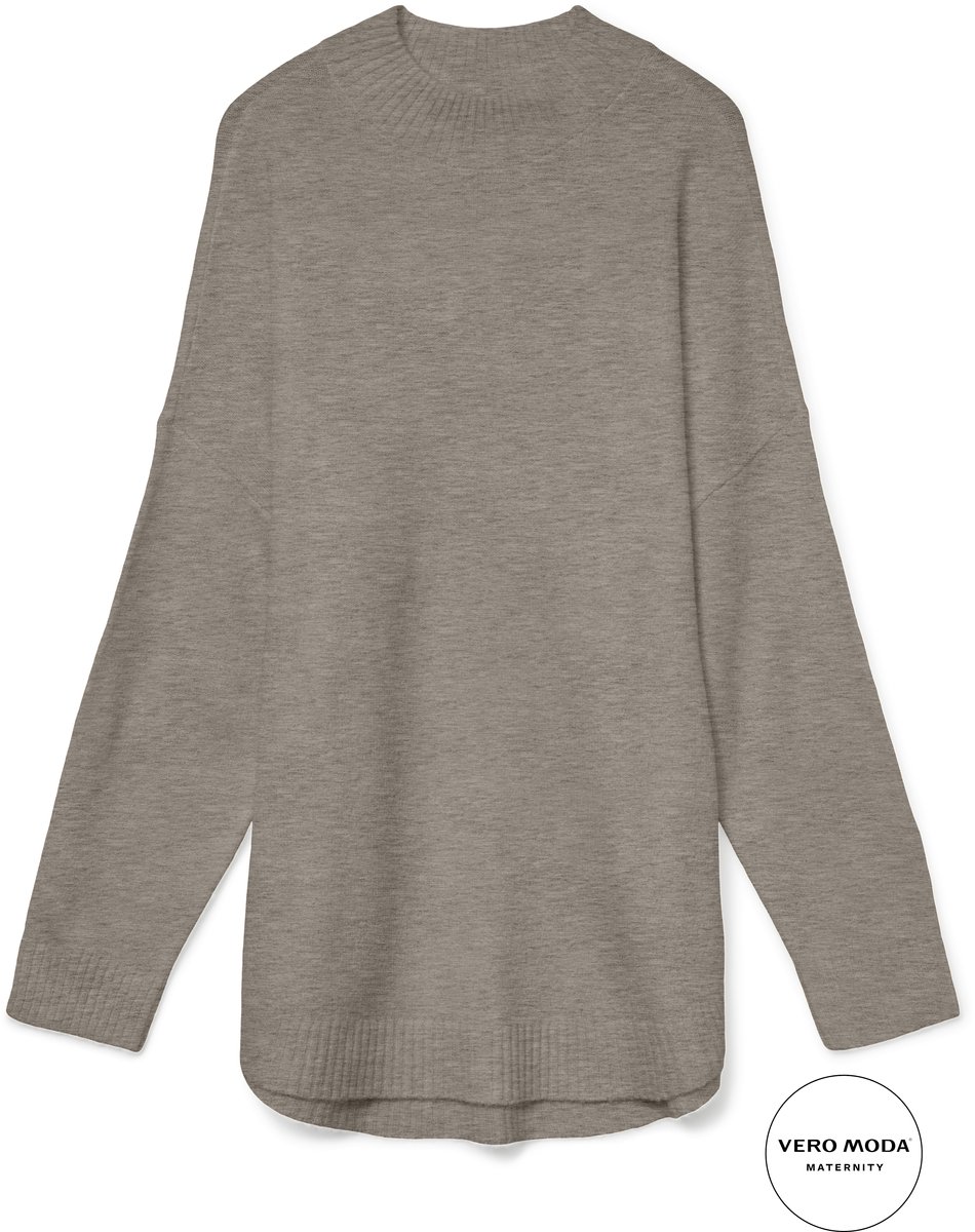 VERO MODA MATERNITY - VMMPLAZA LS HIGHNCK LONG PULLOVER GA - Dames - Gebreide truien