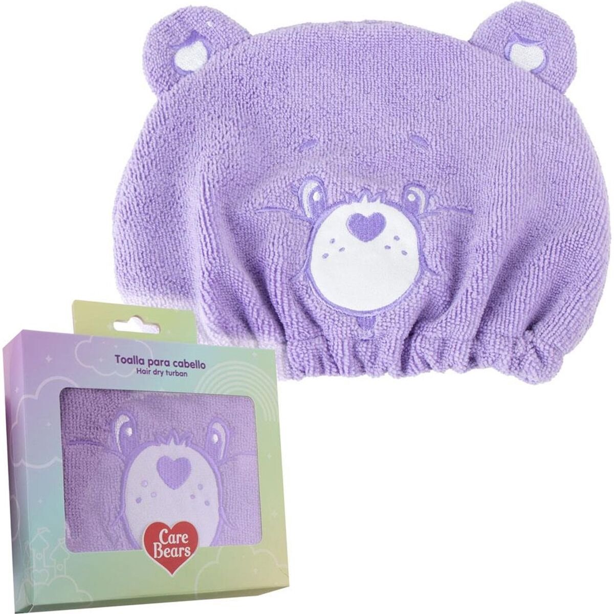 Haar handdoek CARE BEARS Paars