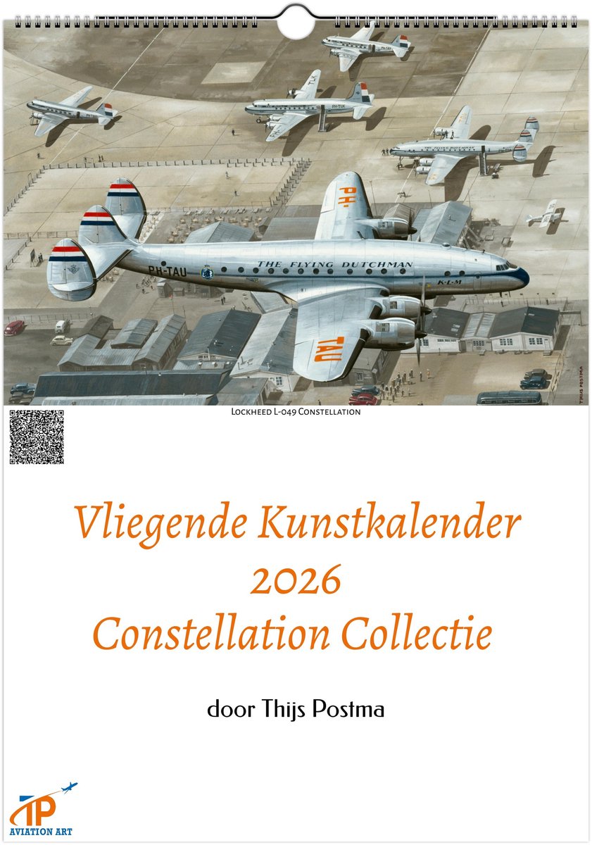 Thijs Postma - Vliegende Kunstkalender 2026 - Constellation Collectie