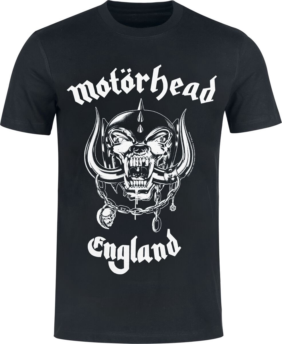 Motörhead England - Heavyweight Heren T-shirt - zwart - 3XL