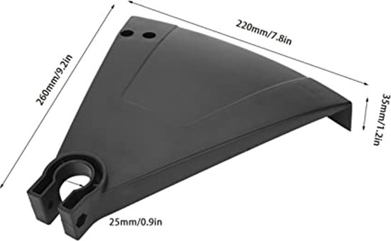 Brush Cutter Guard, Plastic Bush Trimmer Guards Replacement Cover Fits Strimmer Trimmer With 1in 25mm 25.4mm Black — afbeelding 5