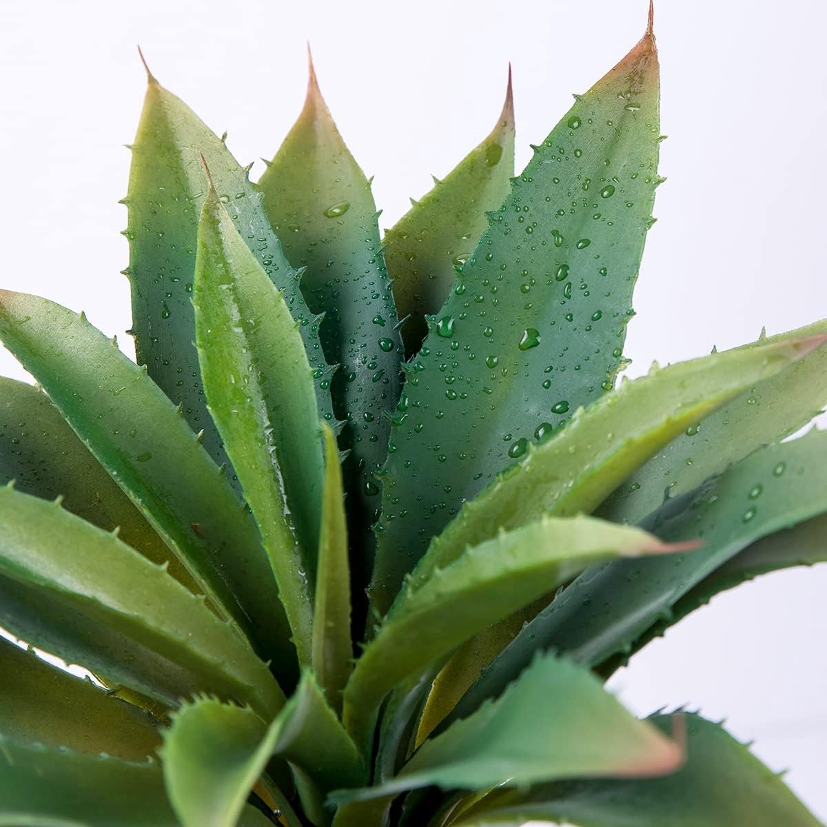 Famanu - Vetplanten Planten Kunstmatige Aloë Plant, 12,5 Inch Grote Faux Vetplanten Unpotted, Premium Crafting DIY Greenery voor Binnen & Outdoor (Groen)