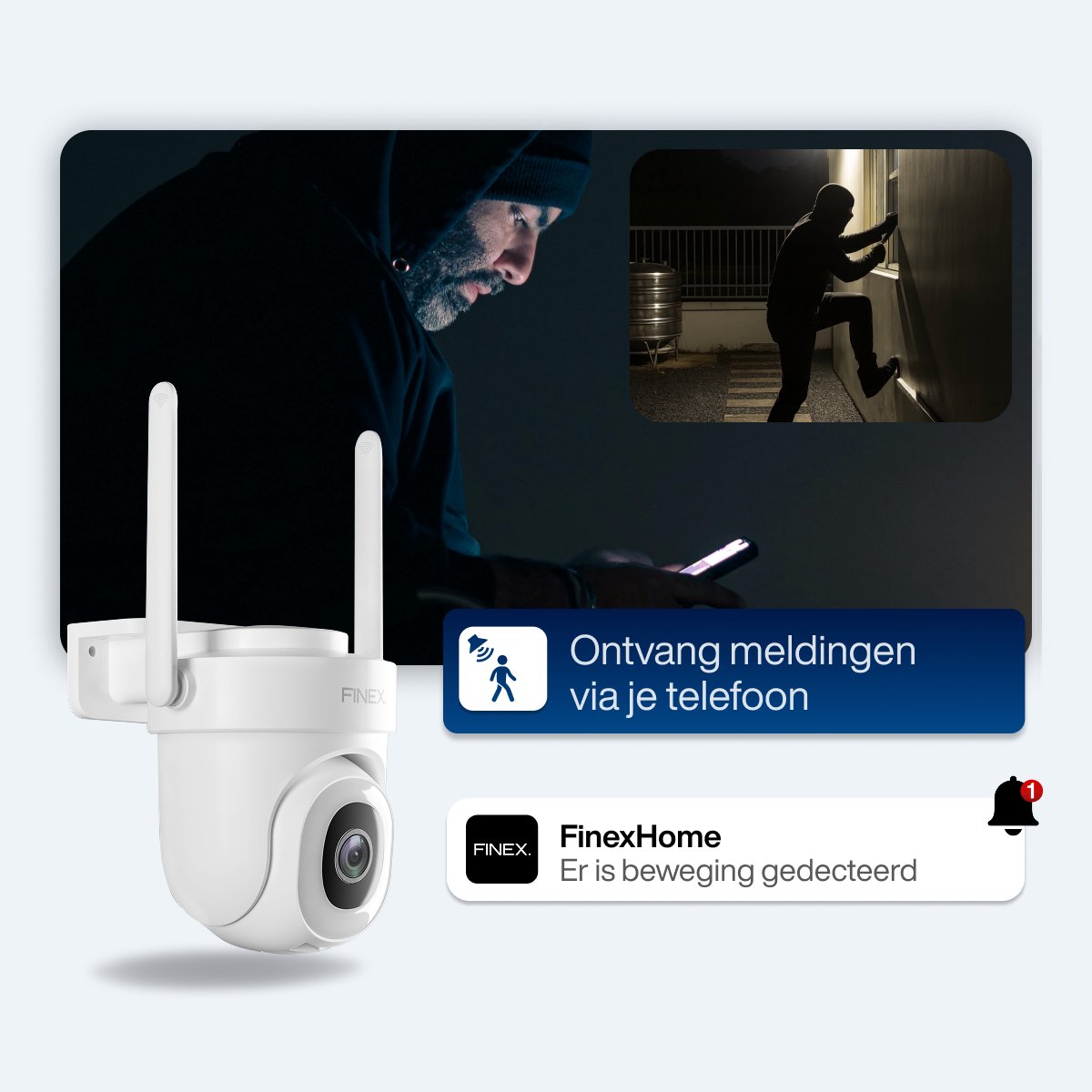 Finex Beveiligingscamera - Inclusief SD kaart (64GB) - afbeelding 2