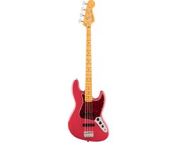 Fender American Professional Classic Jazz Bass MN Faded Dakota Red - Elektrische basgitaar
