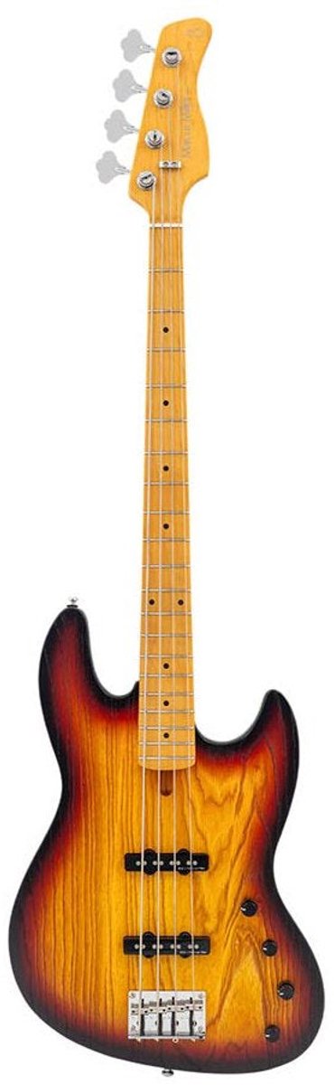 Sire V6 4/3TS Marcus Miller actieve 4-snarige basgitaar 3-Tone Sunburst
