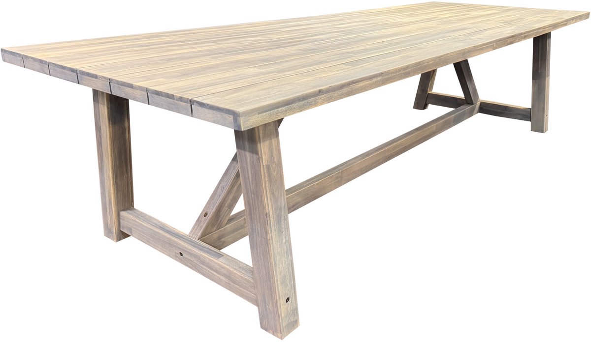 Ravello dining tuintafel 250x100x76 cm acacia blad