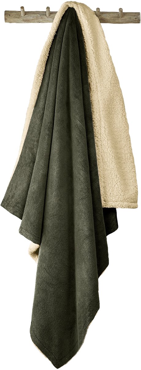 De Witte Lietaer Laya Plaid L khaki (150x200 cm)