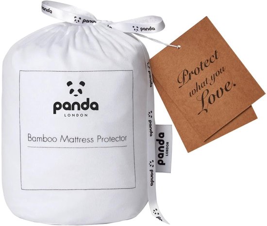 Housse Matelas Imperméable Bambou Panda Bamboo Protège-matelas King - Imperméable Hypoallergénique - 32cm Jupe Profonde Housse Bambou Imperméable