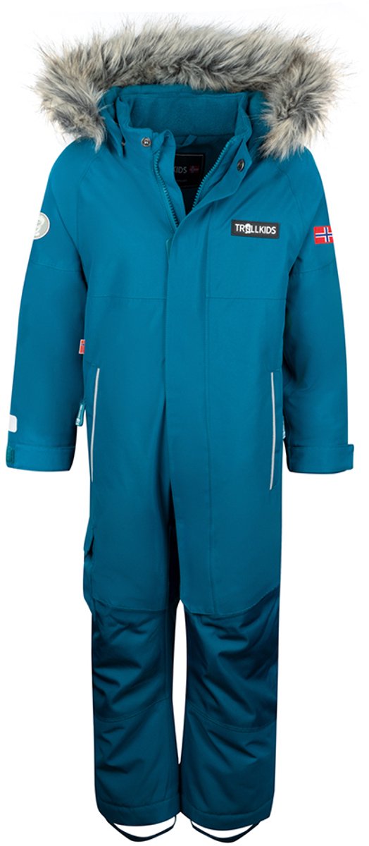 Trollkids Kirkenes Racepak Blauw 86 cm Jongens,Meisjes