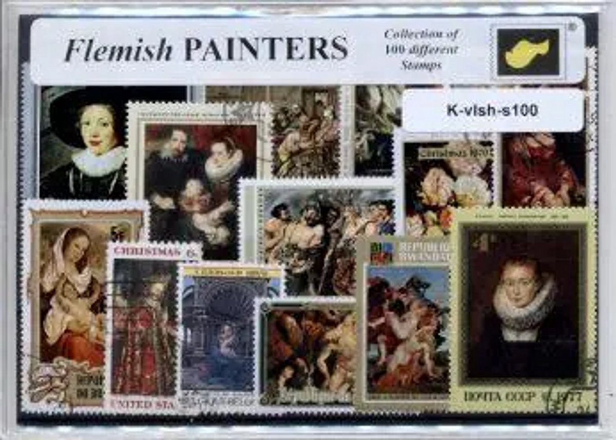 100 stamps – flemish painters