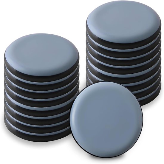 Zelfklevende teflon glijders 30 mm rond