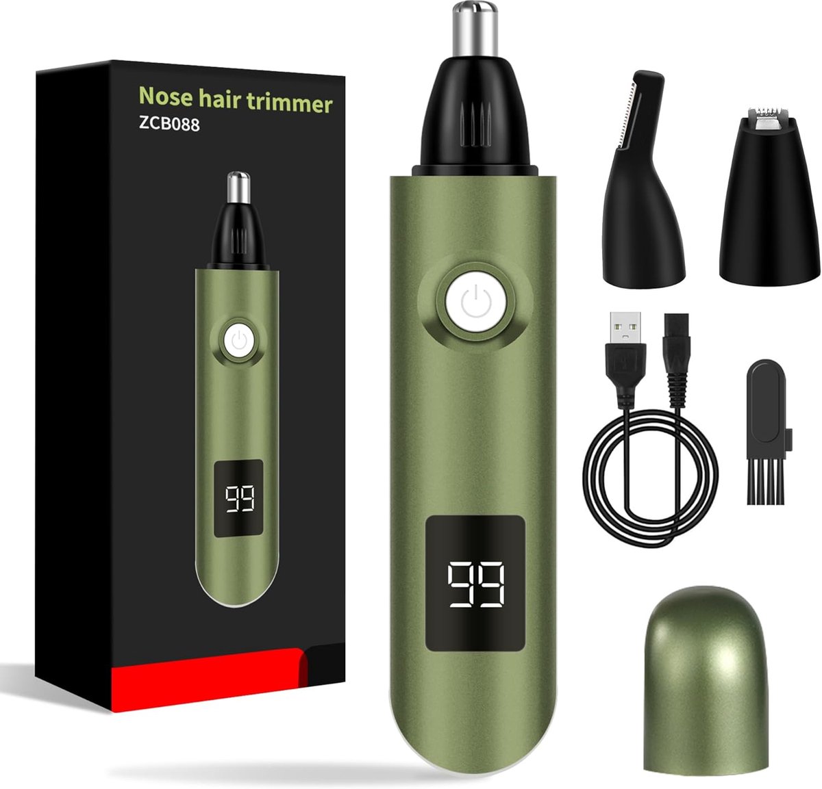 Solacis Neustrimmer - Oortrimmer - Neushaar trimmer - Neus tondeuse - Gezichtsverzorging - Mannen - Dames - Elektrisch - Grooming - Must have!