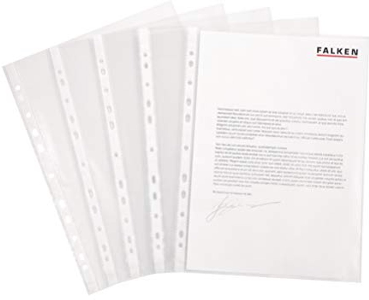 Transparante PP Showtas voor A4 Documenten - 100 Stuks