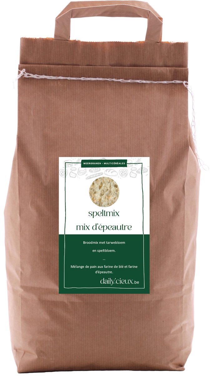 Speltmix 5kg - brood bakken - bakingrediënt - bloem