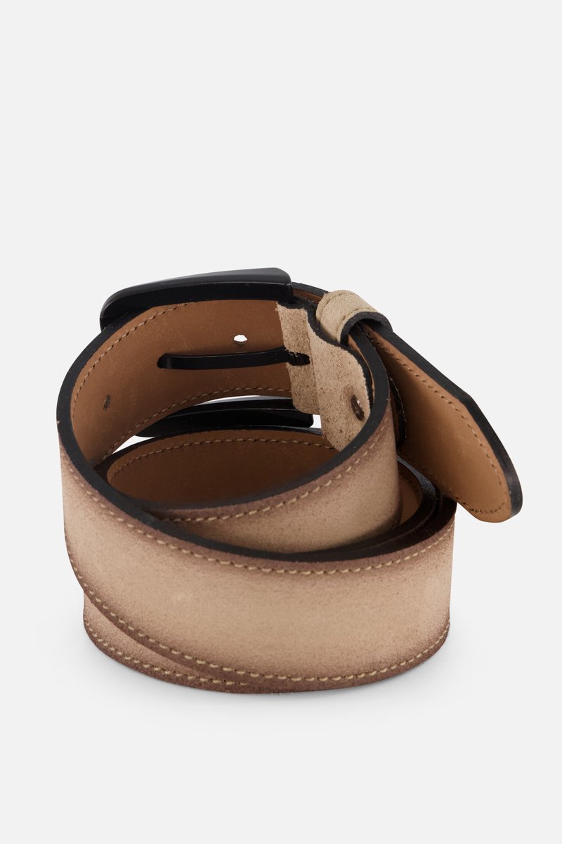 Ziengs Riem beige Leer - Maat 9,5