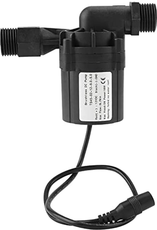 Brouwen Pomp,Biervat Pomp, Bier Druk Pomp, DC 12V 18W Brouwen Homebrew Pomp Circulatie Borstelloze Bier Pompen(met aansluiting) — afbeelding 4