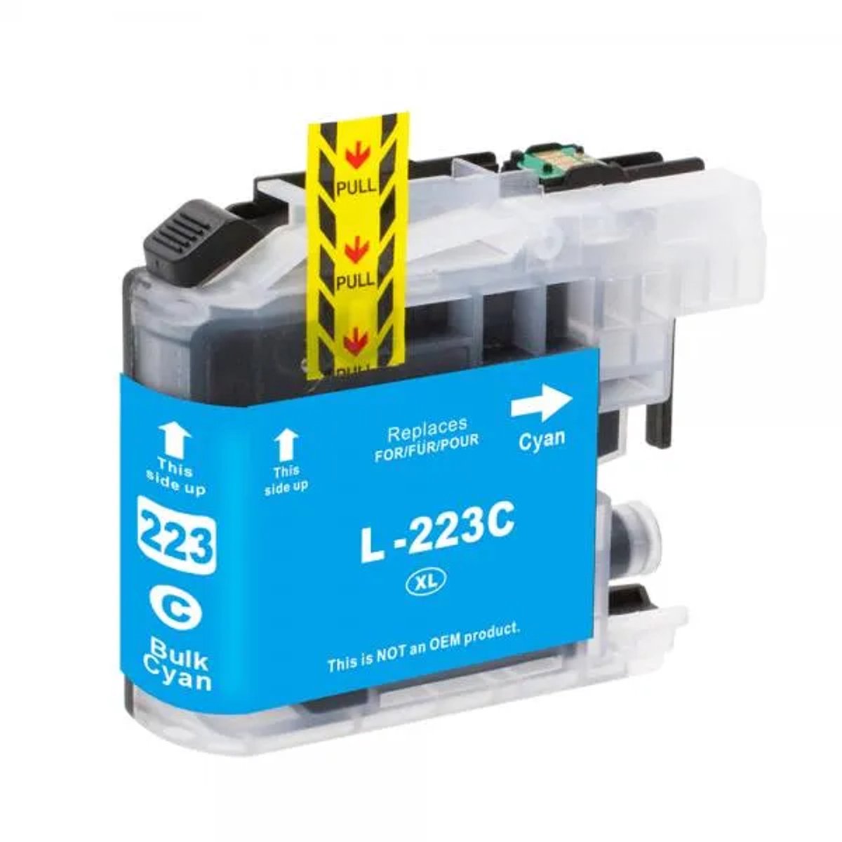 Inktcartridge Geschikt voor Brother LC223 | 1x Cyaan cartridge - Geschikt voor MFC J5320DW - J4120DW - J4420DW - J880DW - J480DW - J4620DW - J5620DW - J680DW - J5625DW - J4625DW - J5720DW