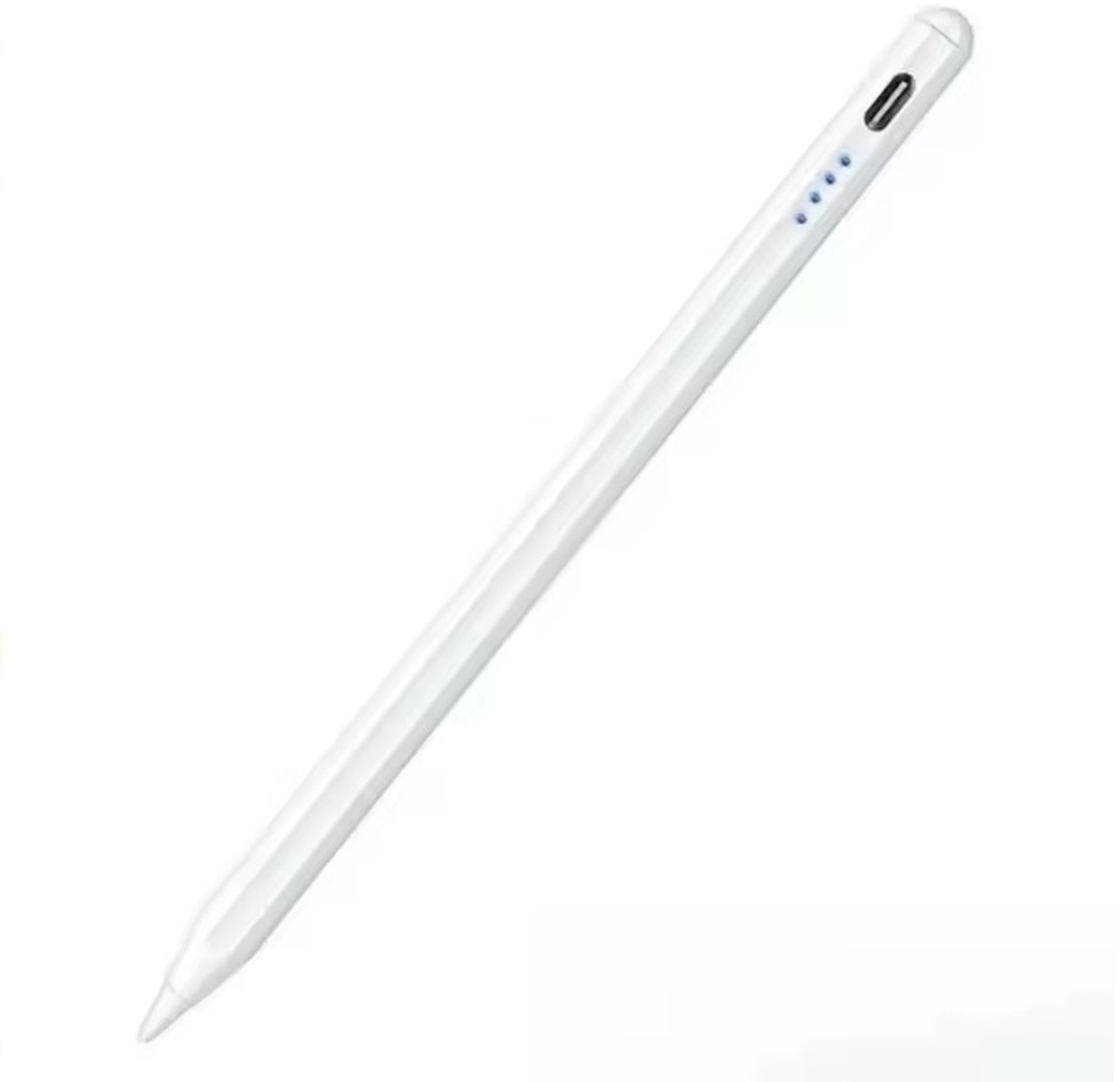 Stylus Pen voor iPad (vanaf 2018) – Magnetisch & Handpalmafwijzing – Apple Pencil alternatief – Kanteldetectie – Wit – Geschikt voor iPad Pro / Air / Mini