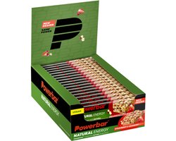 Powerbar Vegan energiereep | Natural Energy Bar | Strawberry & Cranberry 18x40g
