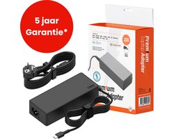 foto van Premium USB C Laptop oplader 100W - Universeel voor alle merken laptops - USB C Kabel + adapter