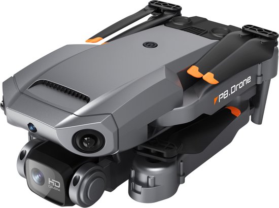 SefSay P8 Drone Zwart - Drone met dubbele camera - Obstakel ontwijking - Drones - drone voor kinderen - Drones met camera voor volwassenen - Inclusief opbergtas en 2 accu's