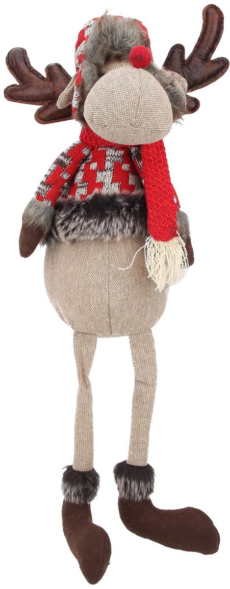 Pluche materiaal Nieuw en uniek ontwerp Kerstversieringspop, comfortabel om aan te raken Pluche kerstspeelgoed, Kerstmis voor kinderen(Ear cap)