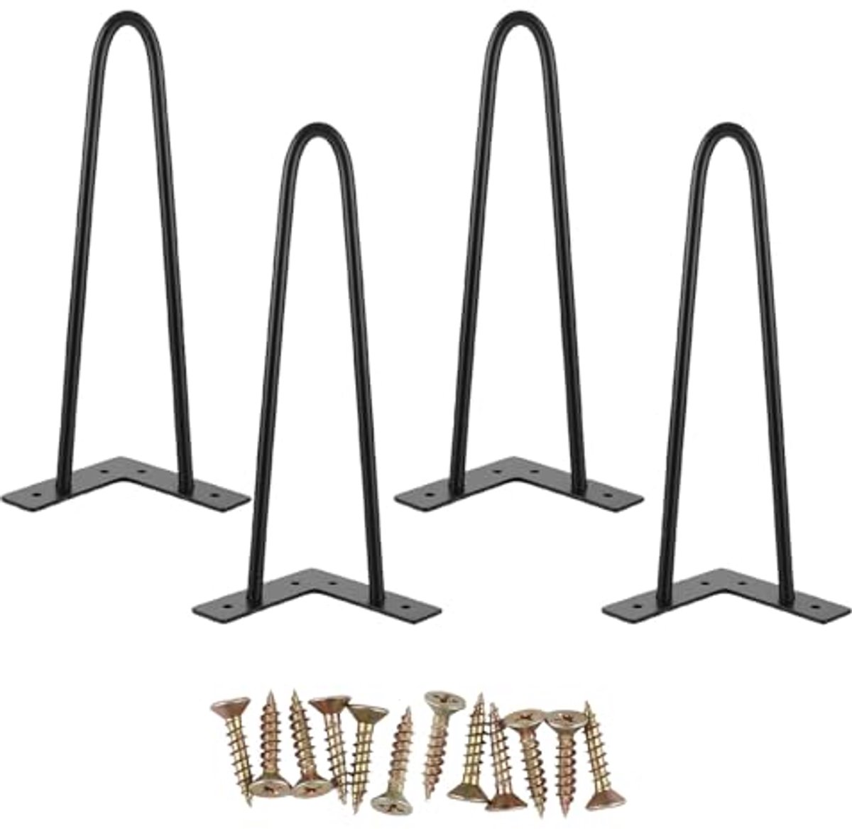 Metalen Haarspeld Tafelpoten 30cm - Set van 4 Voor Meubels