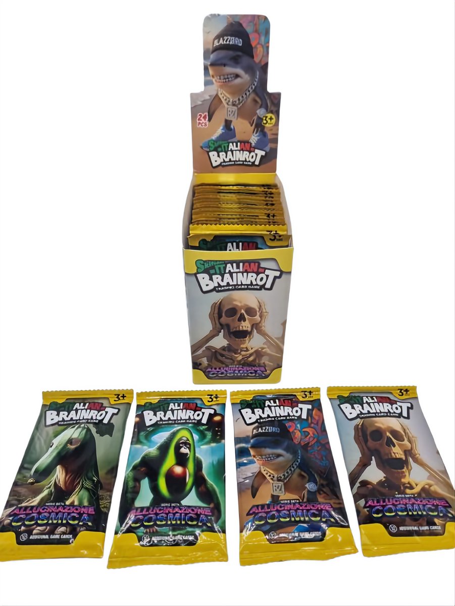 Happy Trendz® Italian Brainrot Spaar Kaarten – 2× Pack (20 cards) – Verzamelkaarten – TikTok Trend – Kids & Collectors