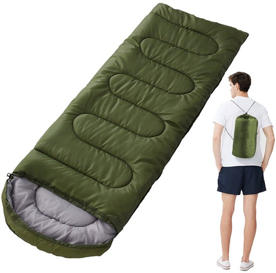 Slaapcapsule, draagbare stretchslaapzak, reiscompressiedeken, ademende envelopbladen, camping, volwassen, comfortabele slaapzak(Adult 170x40cm