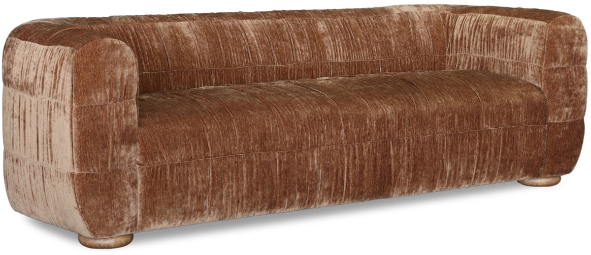 DÉJA Living 3-zits Bank Matre - Bruin Stof - 240x97x75cm