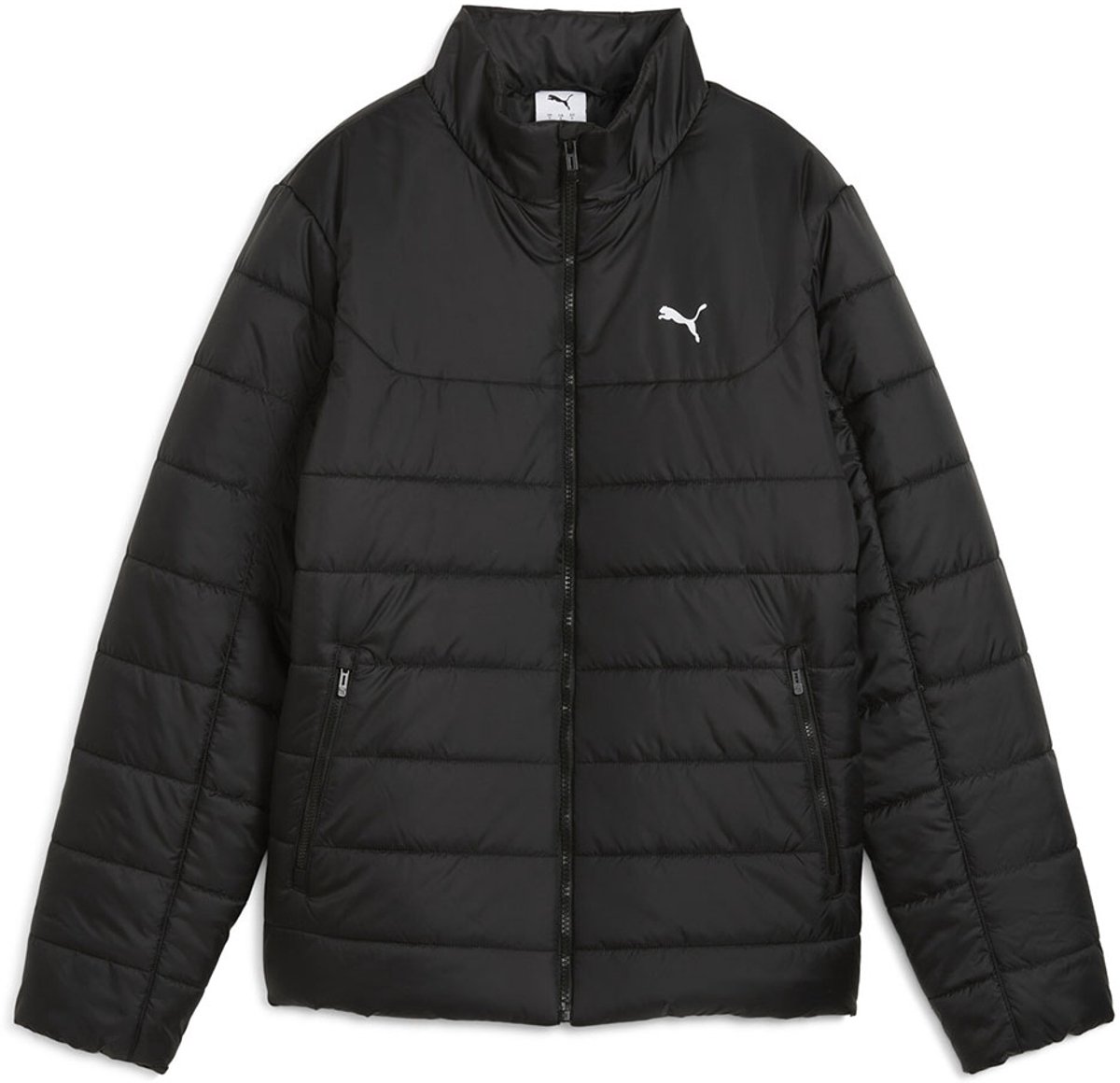 Puma Ess Slim Fit Gewatteerde Jas S Vrouw Zwart